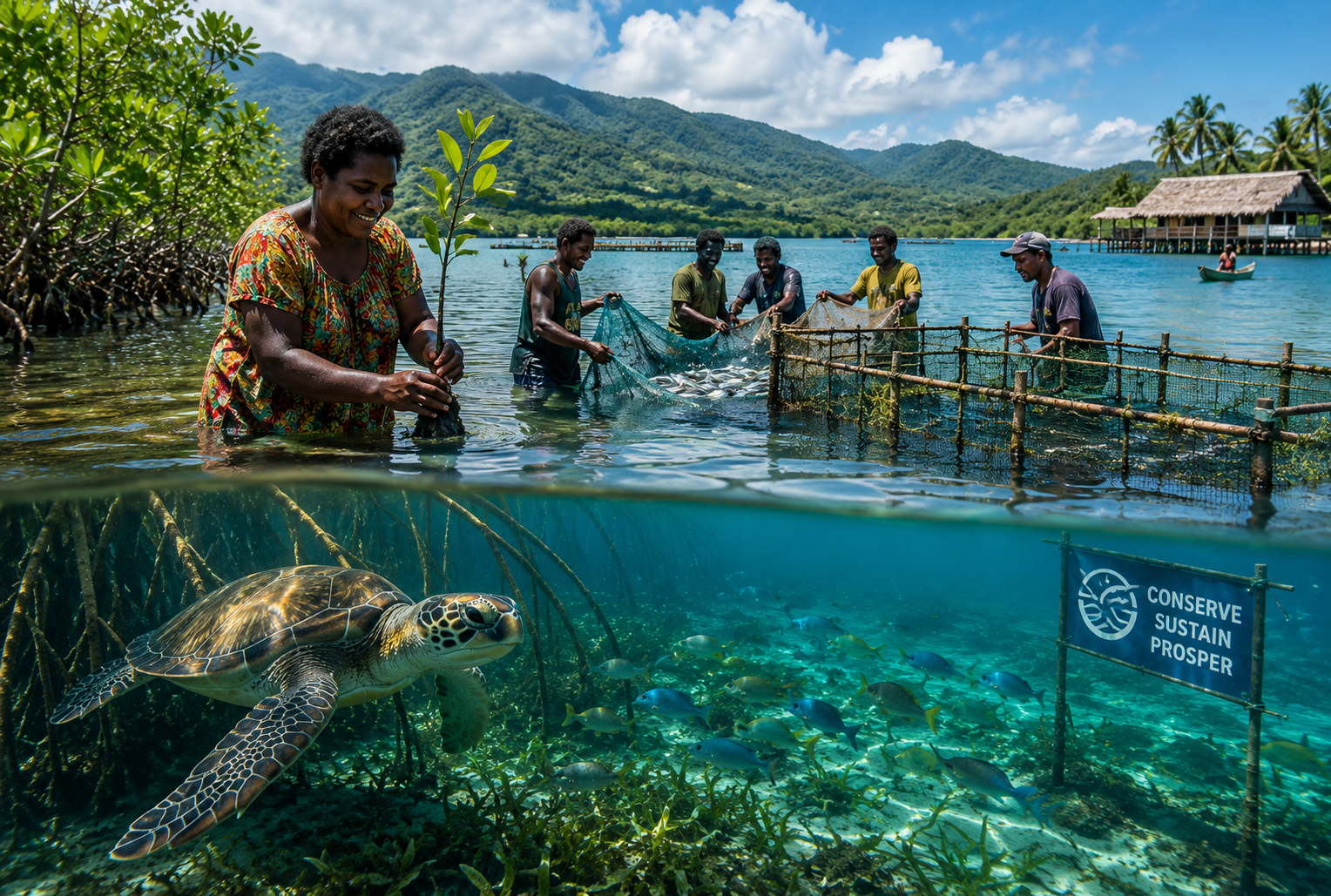 Coastal marine ecosystem — Papua New Guinea